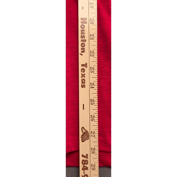 Catherines Christmas Snowman Shirt Womens 1X Red 3/4 Sleeves Presents Red Bird - Picture 5 of 8